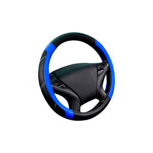 a car steering wheel